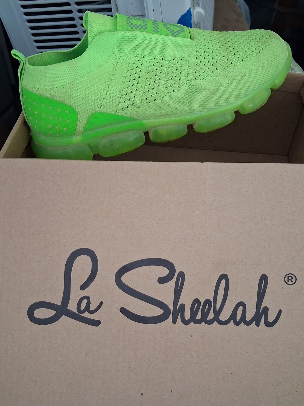 Neon Green Shoes
